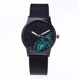 Quartz Wristwatches Simple   Round Women Watch