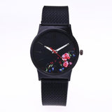 Quartz Wristwatches Simple   Round Women Watch