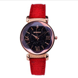 Gogoey Brand Rose Gold Leather Watches