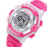 Waterproof Children Girls Digital LED Sports